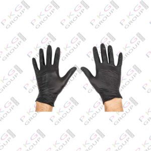 Gants nitrile noirs à usage unique