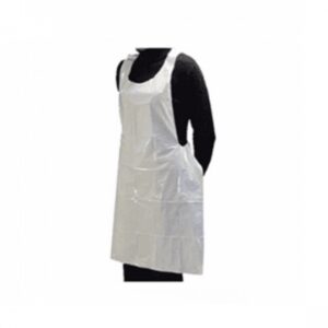 Le tablier de protection plastique