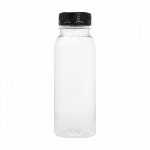 Bouteille carré en PET transparent 250 ml